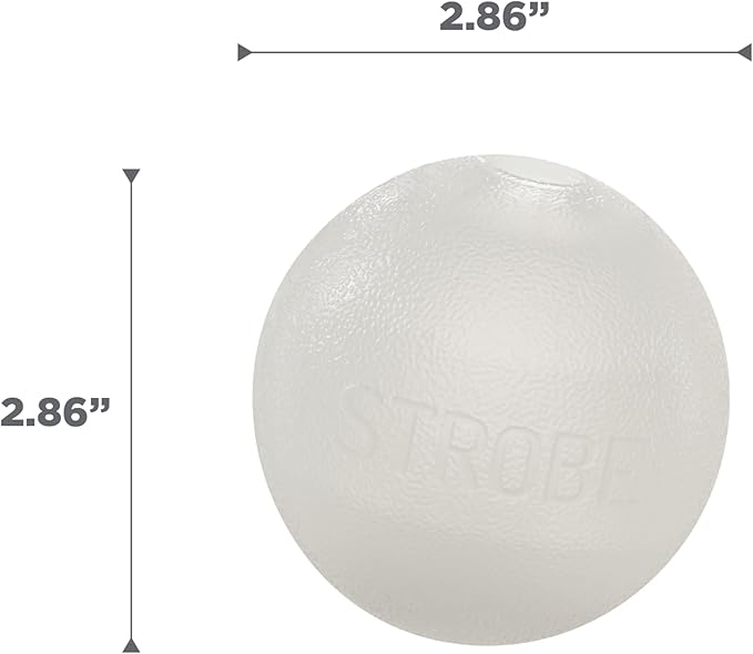 Outward Hound by Planet Dog Strobe Ball Glo Light Up LED Ball Dog Toy
