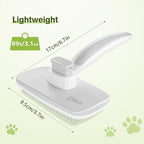 Pecute Self-Cleaning Slicker Brush for Dogs, Cats, Lightweight Dog Brush for Shedding Massaging Grooming, Cat Brush Gently Removes Loose Fur Undercoat for Small Dogs Cats Rabbits of All Hair Types