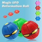 Doggy Disc Ball for Small Medium Large Dogs, Portable Interactive Flying Saucer Ball Stomp UFO Magic Balls, Decompression Pop Up Dog Toys Balls for Outdoor Sports Gifts (Blue-Green)
