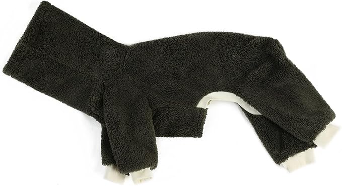Esobo Fashion Winter Dog Warm Coat Jacket Four-Legged Neck Warm Pet Sweaters for Small Medium Large Dogs Army Green