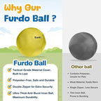 25" Herding Ball for Dogs, for Australian Shepherd, for Cattle, for Border Collie, for Blue Heelers & Medium to Large Dogs,Horse, Herding Dog Ball, Herding Toys - Yellow
