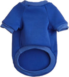 Puppy Sweater for Small Dogs Clothes Warm Winter Cat Clothe Pet Sweatshirt Knitwear Doggie Kitten Clothing, Blue, X-Large
