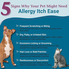 PetAlive Anti Itch Relief for Dogs and Cats Granules - Homeopathic Cat and Dog Allergy Relief - Stops Scratching, Soothes Redness and Dryness - Anti Itch for Dogs and Cats