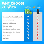 Dog Poop Bags with 1 Count Holder Scented, Leak Proof, Extra Thick and Large Poop Bags for Dogs, 240 Pieces (16 Rolls) 9" x 13" Plant Based for Pet Use