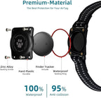 GPS Tracker for Dogs (2 Pack), Mini GPS Cat Tracker, Smart Pet Activity Tracker (iOS Only), No Monthly Fee, Compatible with Apple Find My, Anti-Lost, Finder Tag for Vehicles/Pets/Kids/Items