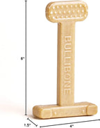 Bullibone Nylon Dog Chew Toy Nylon Bone - Improves Dental Hygiene, Easy to Grip Bottom, and Permeated with Flavor (Peanut Butter, Small - Single)