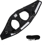 Travel Cat Harness and Leash Set - Adjustable Fit Mesh Cat Harness and Reflective Strap - Comfort Walking Vest for Kitten for Outdoor Walking, Hiking (Medium, Black)