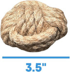 Hemp Rope Dog Tug Toy - Eco-Friendly Lasting Performance - Interactive & Entertaining Dog Gift - No Harmful Dyes or Chemicals, Perfect for Large Dogs, (Up to 50lbs +)