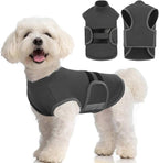 MIGOHI Dog Anxiety Relief Coat,Comfort Anxiety Vest for Dogs,Adjustable Dog Anxiety Calming Wrap for Fireworks,Thunderstorm,Travel,Separation,Anxiety Jacket for Medium Dogs,M,Gray