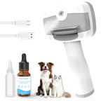 3 in 1 Pet Steam Brush for Dogs & Cats – Self Cleaning,Hair Removal Comb Steam for Thinning & Grooming for Long & Short Haired Pets, Includes Pet Essence