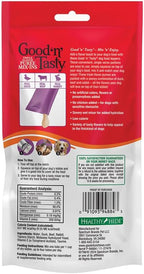 Good 'n' Tasty Triple Flavor Puree Mix-Ins Dog Food Topper Treats for All Dogs, 7 Count, Easy Single-Serve Portions, Added Protein with Duck, Beef and Rabbit, No Chicken Added