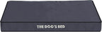 The Dog’s Bed Orthopedic Dog Bed, Medium Grey with Black Trim, Waterproof, Supportive Dog Bed with Washable Replaceable Covers