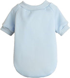 Puppy Sweater for Small Dogs Clothes Warm Winter Cat Clothe Pet Sweatshirt Knitwear Doggie Kitten Clothing, Light Blue, Small