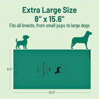 Extended Dog Poop Bags with Dispenser, 1000 Count, Pre-Separated, Lavender Scent, Eco-friendly Material, Extra Thick, 100% Leakproof, 8"x 15.6", Green