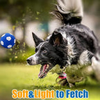 Soft Squeaky Dog Ball 2.56”, Latex Squeaky Dog Toys for Medium Dogs and Small Dogs to Fetch, Chase 3pcs for Small, Medium Breeds