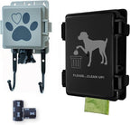 Dog Poop Bag Dispenser Outdoor or Indoor Wall Mount Doggy Waste Bag Holder Waterproof Pet Litter Bags Storage Dispenser, 2 Pcs Set, 2 Sizes