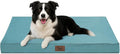 Outdoor Dog Bed for Medium Dogs, Waterproof Dog Crate Mat Orthopedic Egg Crate Foam Pet Bed with Washable Removable Oxford Cover, Light Blue