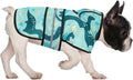 HDE Dog Raincoat Jacket Reflective Adjustable Hooded Pet Poncho Rain Coat with Leash Hole for Small to X-Large Dogs Dinosaurs - S