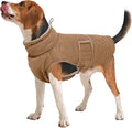 FUAMEY Winter Warm Dog Coat, Fleece Turtleneck Jacket, Thick Waterproof Windproof Cold Weather Coats, Snowsuit Vest for Small to Large Dogs