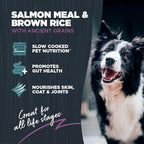 Blackwood Sensitive Skin & Stomach Dry Dog Food, Salmon Meal & Brown Rice with Ancient Grains, 10 Pound Bag with Prebiotics & Probiotics to Promote Gut Health