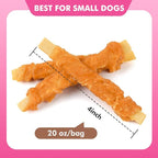 Dog Treats, Chicken Wrapped Cod Fillets, Rawhide Free Healthy Dog Snacks, Soft Dog Treats for Small Dogs, 20 oz