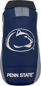 Pets First Collegiate Penn State Nittany Lions Puffer Vest for Dogs & Cats. Size Large. Warm, Cozy, and Waterproof Dog Coat, for Small and Large Dogs/Cats.