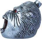 Aztec Death Whistle, Up To125+ Decibels Loud Real Screaming Silbato Azteca Death Whistles Loudest Authentic Human Ehecachichtli Sounding Screams Aztec War Whistle Halloween Costumes Gift (Silver)