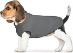 FUAMEY Dog Fleece Vest for Small Dogs,Warm Stretchy Dog Sweatshirts Pullover with Leash Hole Dogs Sweater Soft Pet Turtleneck Cozy Pet Vest Lightweight Sleeveless Grey XXS