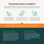ULTIMATE PET NUTRITION Nutra Complete Freeze Dried Raw Dog Food, Veterinarian Formulated with Antioxidants, Prebiotics & Amino Acids (1 Pound, Pork)