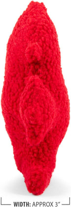 Jeffers Pet Plush Dog Toy with Squeaker, Fire Hydrant 8" - Soft Crinkle Fabric, Safe & Durable, Healthy Fun for Small & Medium Dogs, Interactive Play, Fetch, Tug - Best Gift for Active Games