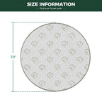 FXW Washable Pee Pads for Dogs, Puppy Pads with Super Absorbent, Specifically Designed for Whelping Box, 39" Round, Khaki, 1 Pack