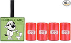 FLUSHABLE dog poop bag - 100% biodegradable - 100% water soluble dog waste bag - eco friendly