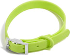 Wild One Dog Collar, Easy-Clean, All Weather Flex-Poly Strap with Metal, Durable, Dirt and Odor Resistant (Limeade, XL)