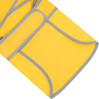 Dog Raincoat for Small Dogs Puppies Waterproof Hooded Rain Jacket with Reflective Strips Leash Hole & Poncho Adjustable Fit (Yellow,S)