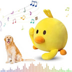 Dog Toys for Small Large Dogs,Puppy Toys to Keep Them Busy,Moving Interactive Squeaky Dog Toy,Active Moving Pet Plush Toy,Small Dog Toys (Duck)