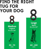 Goughnuts — Dog Toys for Aggressive Chewers | Virtually Indestructible Pull Toy for Medium Breeds Such as Pit Bulls and German Shepherds | Heavy Duty Tug Dog Toy | Black
