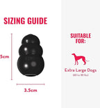 KONG Extreme Dog Toy - Fetch & Chew Toy - Treat-Filling Capabilities & Erratic Bounce for Extended Play Time Most Durable Natural Rubber Material - for Power Chewers - for X-Large Dogs (Pack of 2)
