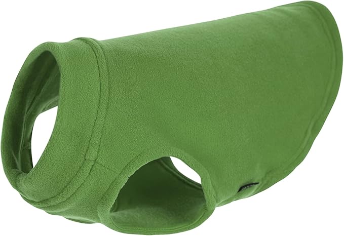 Gooby - Stretch Fleece Vest, Pullover Fleece Vest Jacket Sweater for Dogs, Grass Green, X-Small
