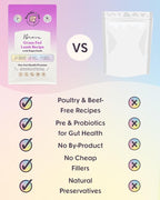 Bundle x Joy Brave Probiotic Dog Food Dry, Lamb, 4lb Bag, Allergy and Gut-Friendly Adult Kibble for Digestive Health with Grass-Fed Lamb, 20 Plant Based Superfoods, Poultry and Grain Free