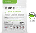 BIXBI Rawbble Freeze Dried Dog Food, Pork Recipe, 12 oz - 97% Meat and Organs, No Fillers - Pantry-Friendly Raw Dog Food for Meal, Treat or Food Topper - USA Made in Small Batches