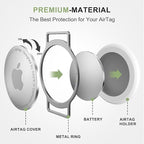 AirTag Cat Collar,Ultra Elastic Cat Tracker Collar with Apple Air Tag Holder, [Lightweight][Scratch Resistant] Stepless Adjustable GPS Pet Collar for Cats Kittens (Grey)