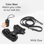 Wild One Dog Collar, The Original Easy-Clean, All Weather Flex-Poly Strap with Metal, Durable, Dirt and Odor Resistant, Size XS, Black