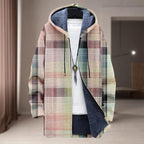 Oversized Full Zip Hoodie for Men Sherpa Fleece Lined Jacket with Hood Soft Warm Winter Coat with Pockets