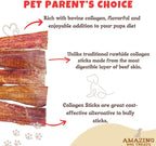 Amazing Dog Treats - Beef Esophagus Jerky for Dogs (5-6 Inch - 50 Pc/Pack) - Gullet Dog Chews