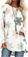 MARSVOVO Women Novelty Graphic Plus Size Sweater Crewneck Long Sleeve Cute Printed Loose Fit Casual Fall Sweaters Top