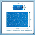 Best Pet Supplies Dog Poop Bags (150 Bags) for Waste Refuse Cleanup, Doggy Roll Replacements for Outdoor Puppy Walking and Travel, Leak Proof and Tear Resistant, Thick Plastic - Assorted Colors