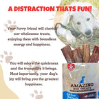 Amazing Dog Treats - Beef Esophagus Jerky for Dogs (5-6 Inch - 50 Pc/Pack) - Gullet Dog Chews