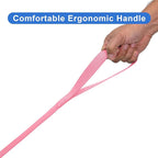 Pawtitas 6 FT Solid Color Leash for Puppy - Comfortable Handle Dog Training Leash - Extra Small/Small Millennial Pink