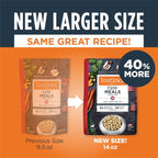 Instinct Freeze Dried Raw Meals, Natural Dry Dog Food, Grain Free - Real Beef, 14 oz. Bag