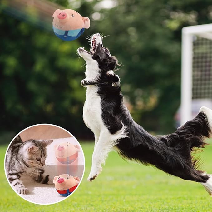 Dog Toys for Small Large Dogs,Puppy Toys to Keep Them Busy,Moving Interactive Squeaky Dog Toy,Active Moving Pet Plush Toy,Small Dog Toys (Hamster)